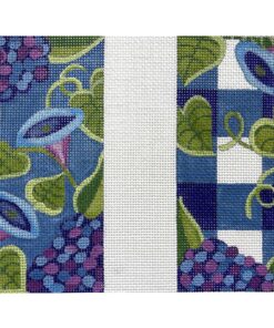 Blue Floral and Gingham Eyeglass