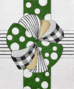 Green W/ Polka Dot Bow