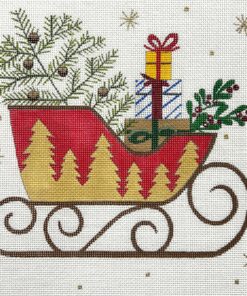 Sleigh with Gifts and Tree