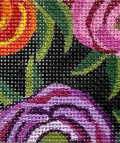 Floral Black Clutch Insert