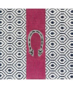 Navy and White  Geometric - Single Panel