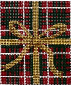 Green and Red Plaid with Green Bow