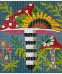 Sunflower Polka Dot Mushrooms
