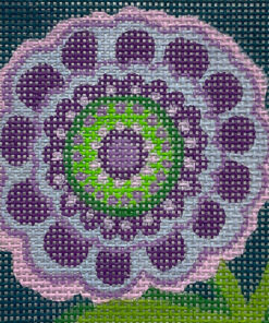 Patterned Purple Flower