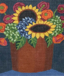 Terra Cotta Sunflowers