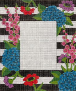 Stipes & Flowers Picture Frame
