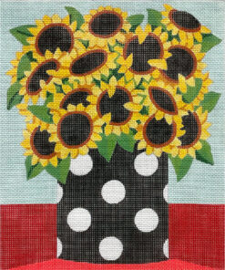 Sunflowers & Polka Dots