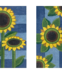 Sunflowers On Blue Eyeglass