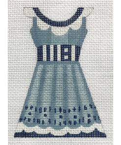 Blue/White Mini Dress