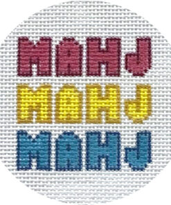 Mahj Tri Color Round