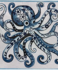 Blue Delft Octopus