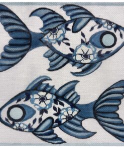 Blue Delft Fish