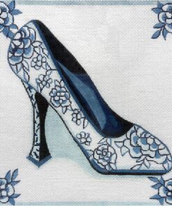 Blue Delft Heel