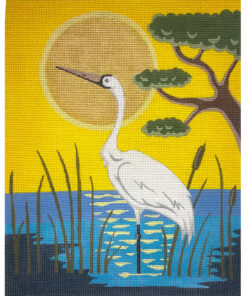Wading Crane