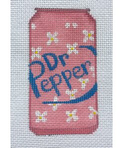 Dr. Pepper With Flowers Can
