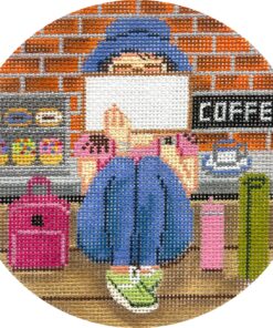 Coffee Stitching Girl