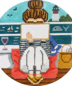 Sailing Stitching Girl