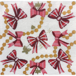 Red Bows with Pearls