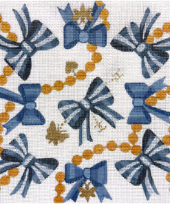 Blue Bows with Pearls