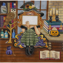 Halloween Stitching Girl