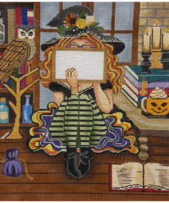 Halloween Stitching Girl